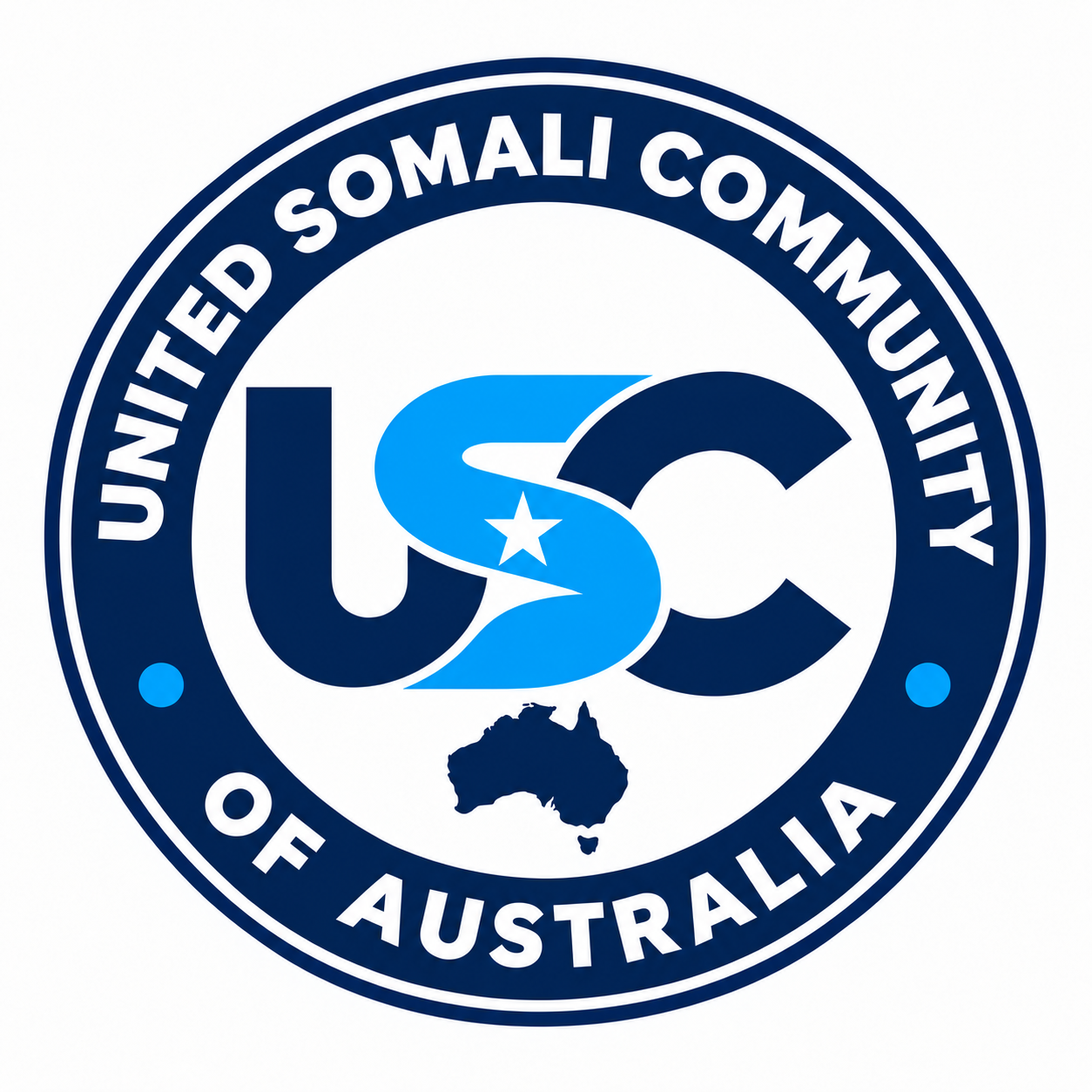 United Somali Community of Australia emblem